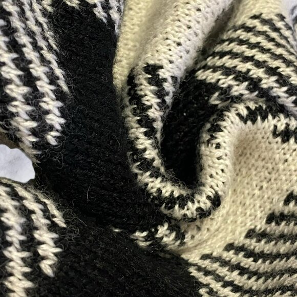 LPA Floyd Sweater Dress Black & Ivory Check - Picture 6 of 11